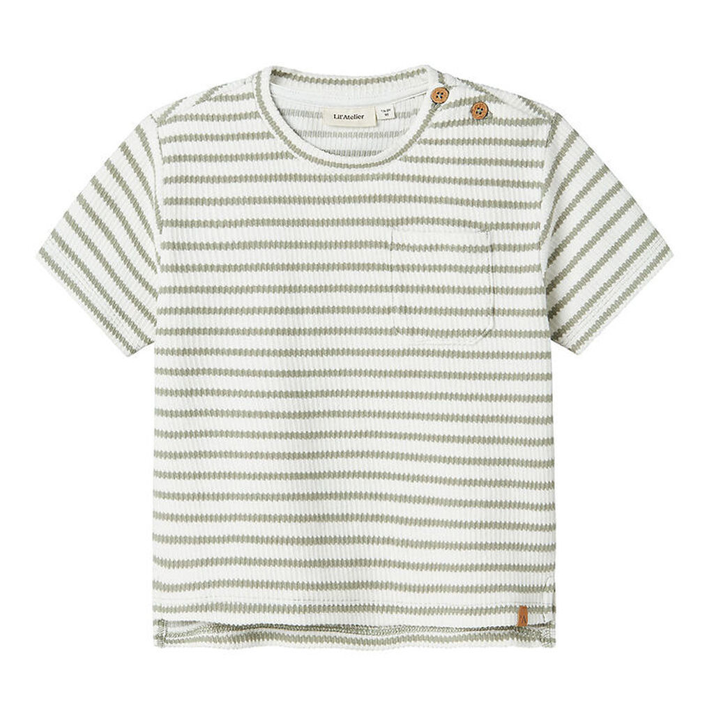 Lil Atelier T-shirt - NmmTadeo - Seagrass