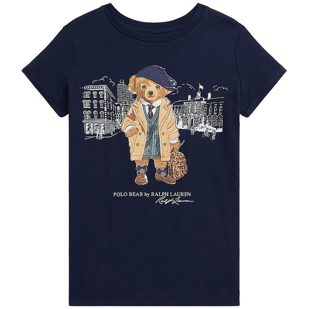 Polo Ralph Lauren T-shirt - Madison - Navy m. Print