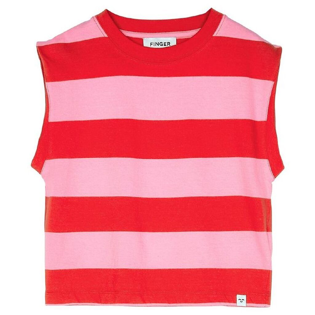 Finger In The Nose T-shirt - Hana - Watermelon Stripes