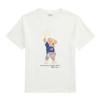 Polo Ralph Lauren T-shirt - Hvid m. Bamse