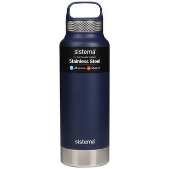 Sistema Termoflaske - Stainless Steel - 1L - Blå