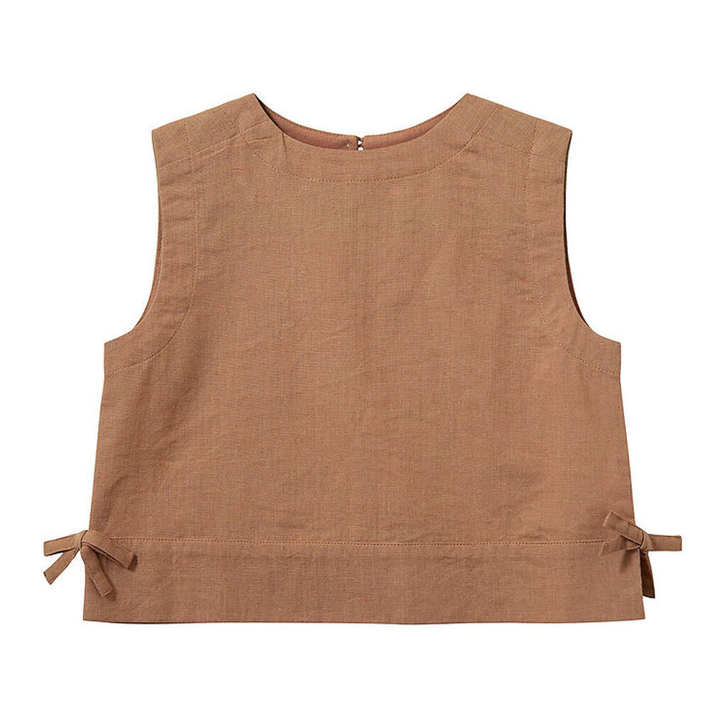 Sofie Schnoor Top - Bomuld/Hør - Ezmask - Rose Brown
