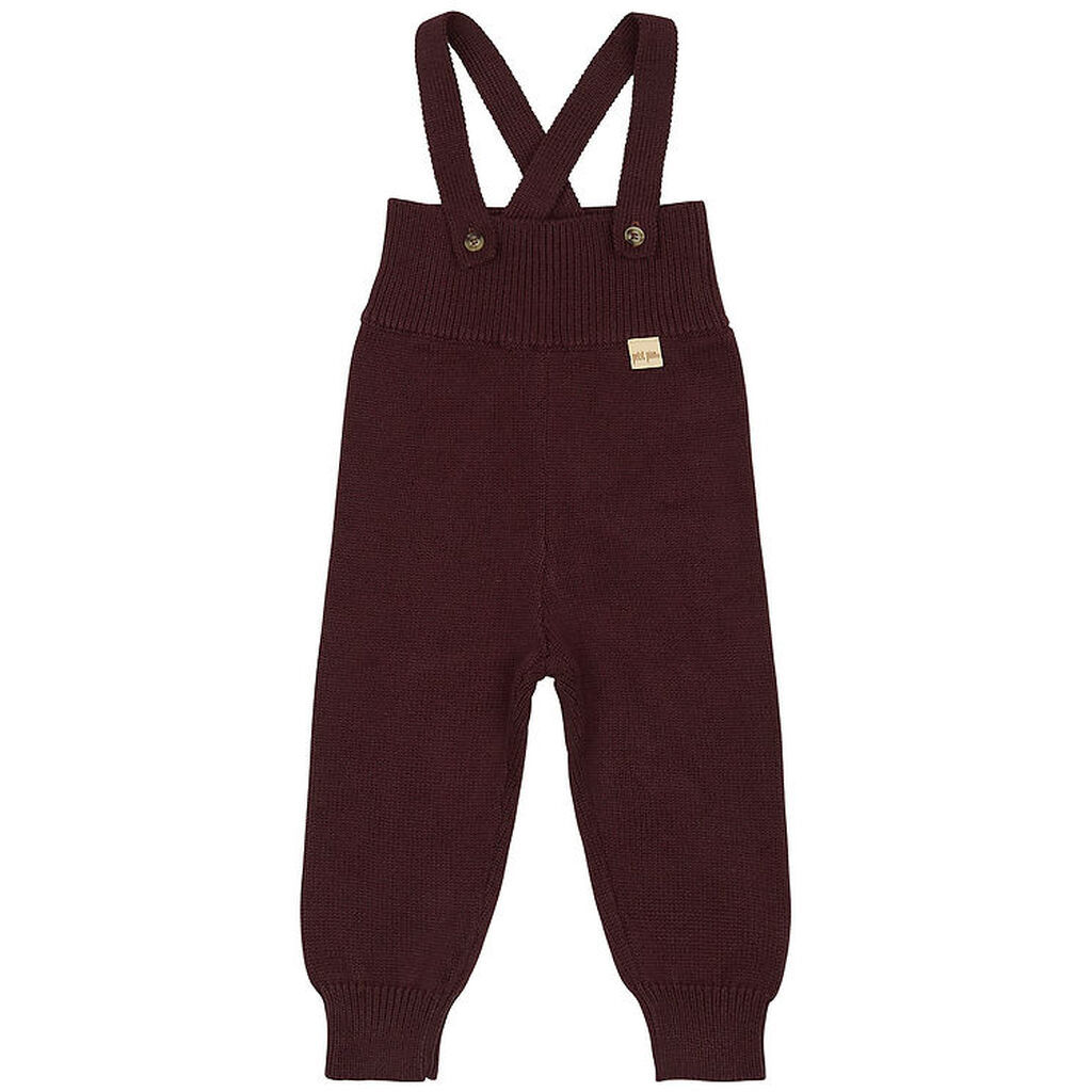 Petit Piao Bukser m. Seler - PPDag - Strik - Coffee Bean