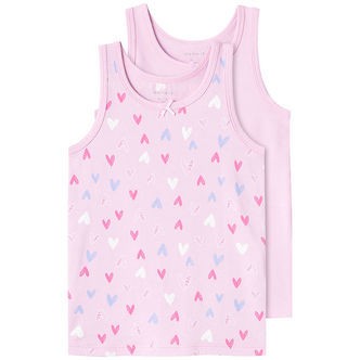 Name It Undertrøje - Noos - NmfTank Top - 2-pak - Pink Lavender