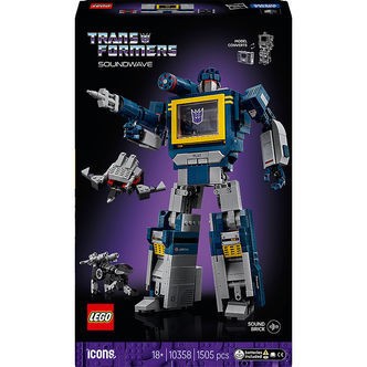 LEGOÂ® Icons - Transformers: Soundwave 10358 - 1505 Dele