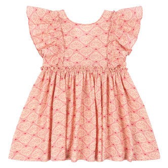 Konges Sløjd Kjole - Ava Bow - Lacy Pink