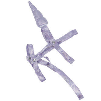 by ASTRUP Enhjørninghorn og Grime Til Kæphest - Lilla m. Glimmer