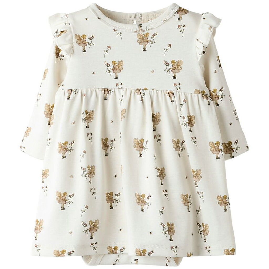 Lil' Atelier Body Kjole - NbfLayo - Coconut Milk