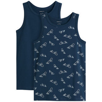 Name it Undertrøje - Noos - NkmTank - 2-pak - Titan