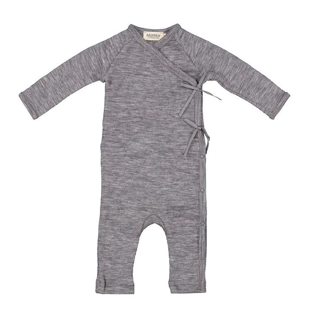 MarMar Slå-om Heldragt - Uld - Rula - Grey Melange
