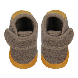 En Fant Hjemmesko - Uld - Walnut