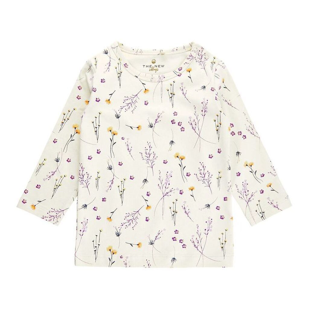 The New Siblings Bluse - Bloom - White Swan