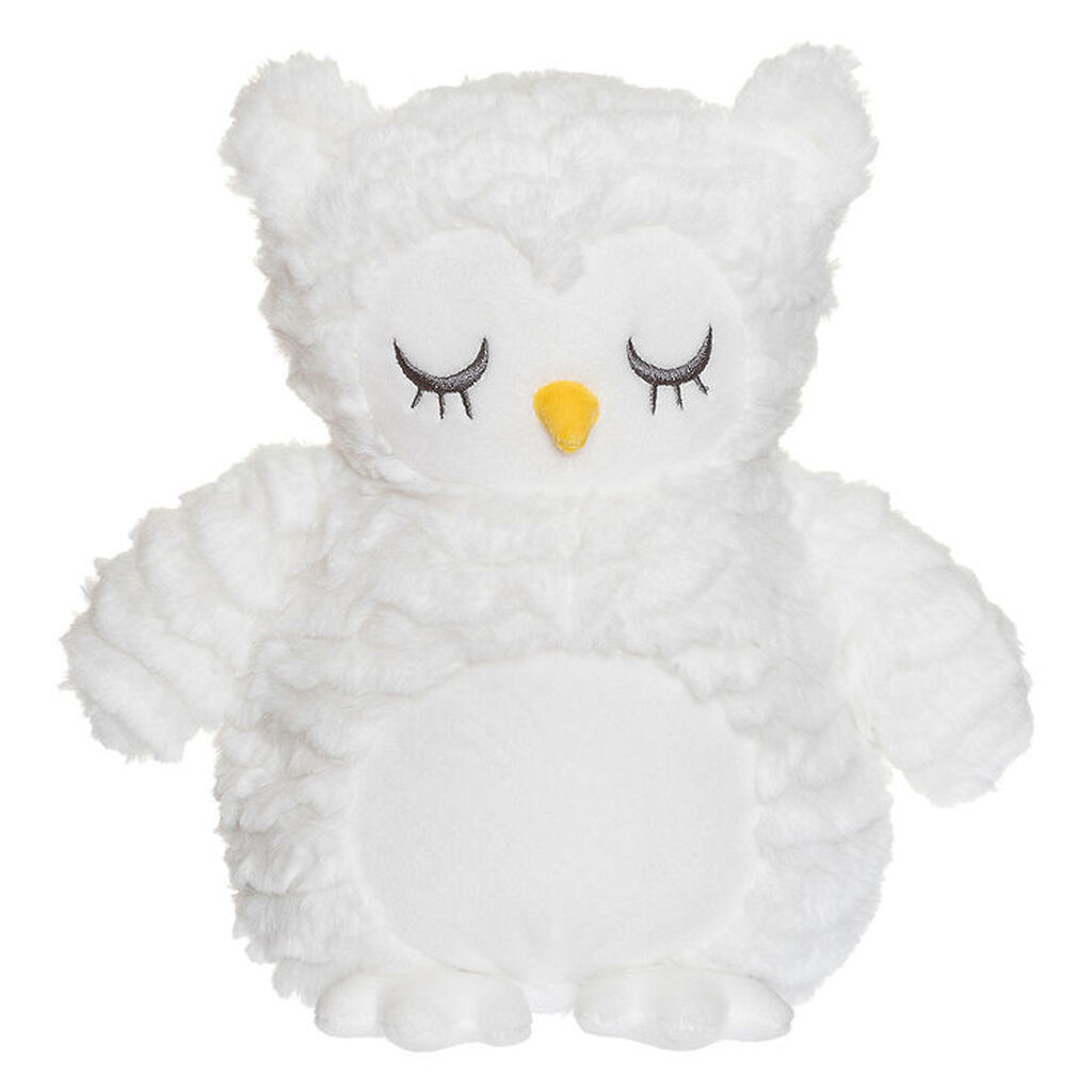 Teddykompaniet Varmepude - Ugle - Hvid - 23 cm