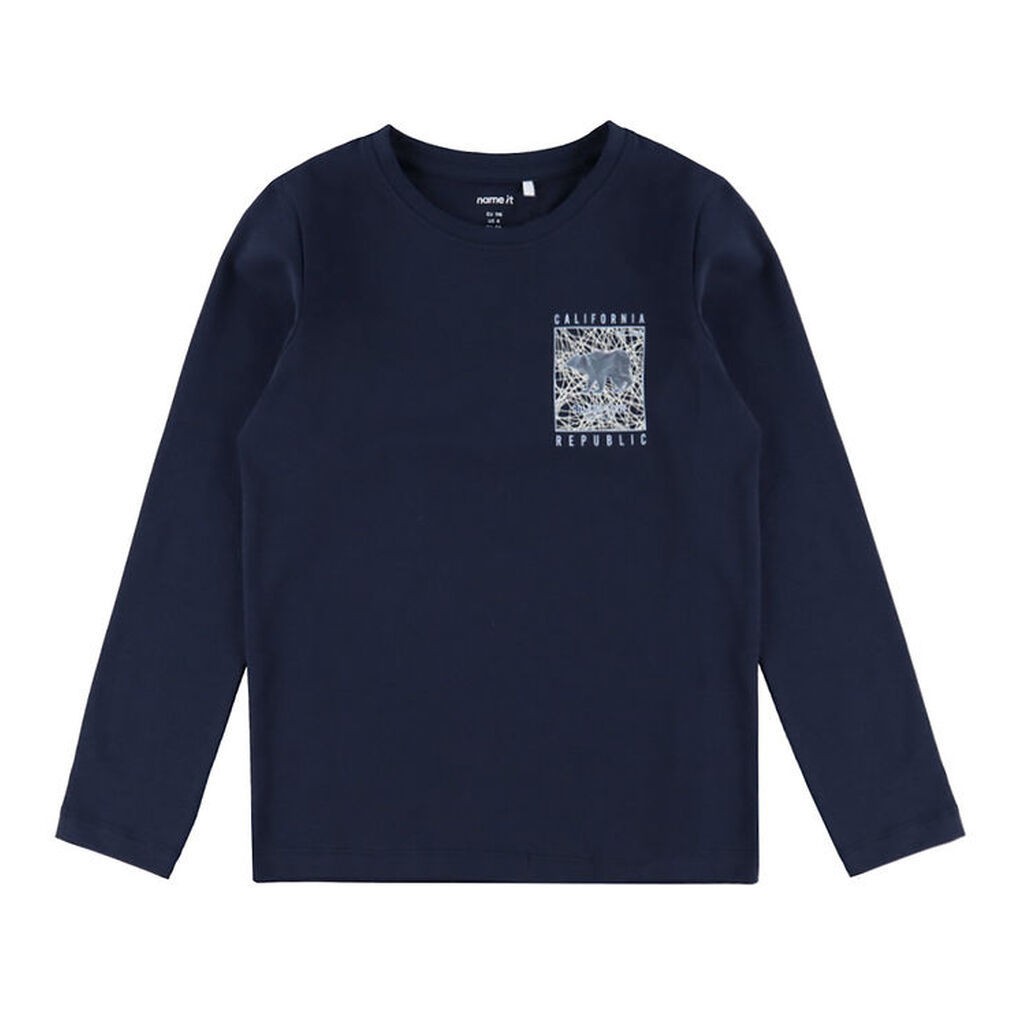 Name It Bluse - NkmVux - Navy Blazer/Golden