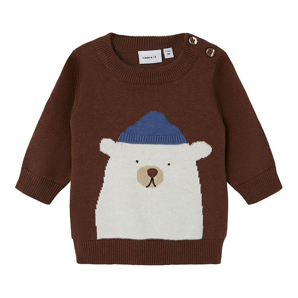 Name It Bluse - Strik - NbmSenis - Mustang