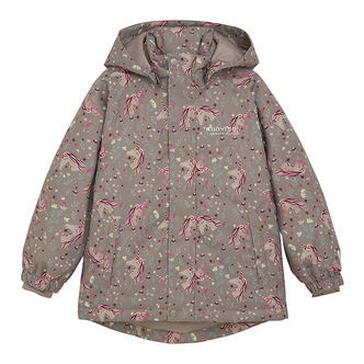 Minymo Vinterjakke - AOP - Roasted Cashew