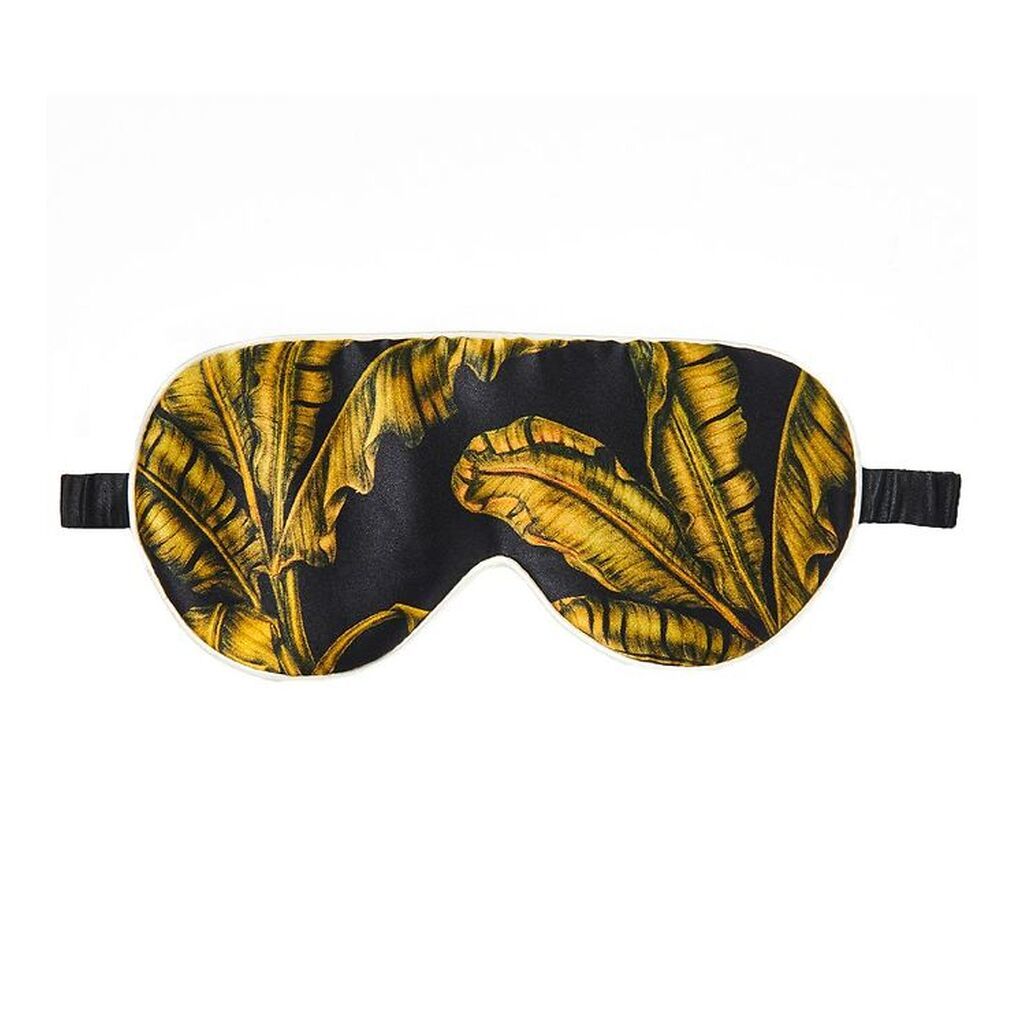 Fan Palm Sovemaske - Silke - Tropical Black