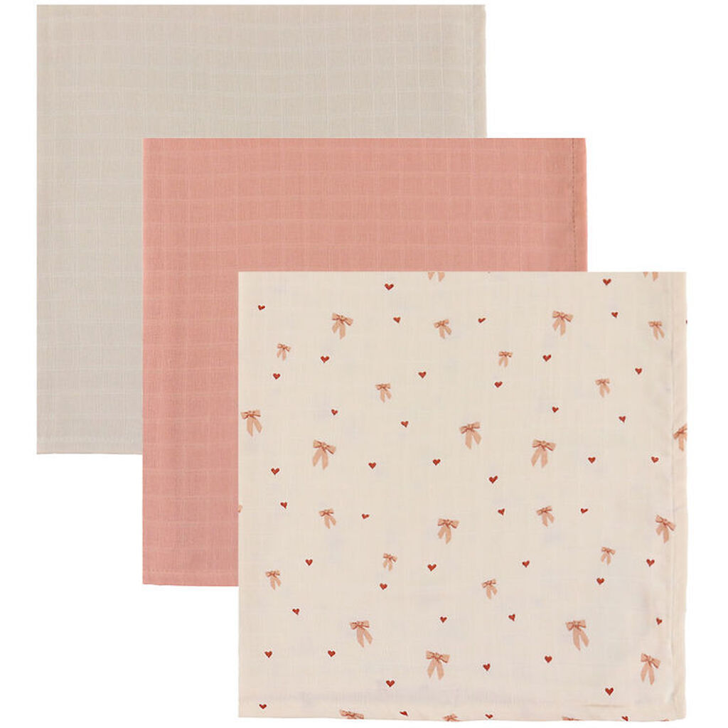 Cam Cam Stofbleer - 70x70 cm - 3-pak - Bows