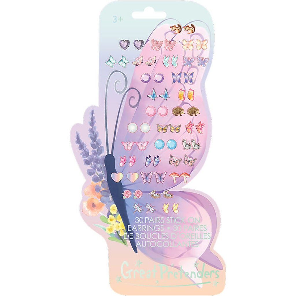 Great Pretenders Øreringe Stickers - Butterfly
