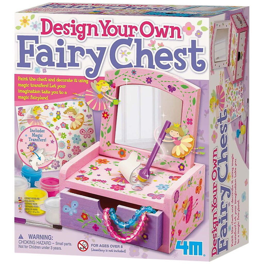4M Kreasæt - Design Your Own - Fairy Chest