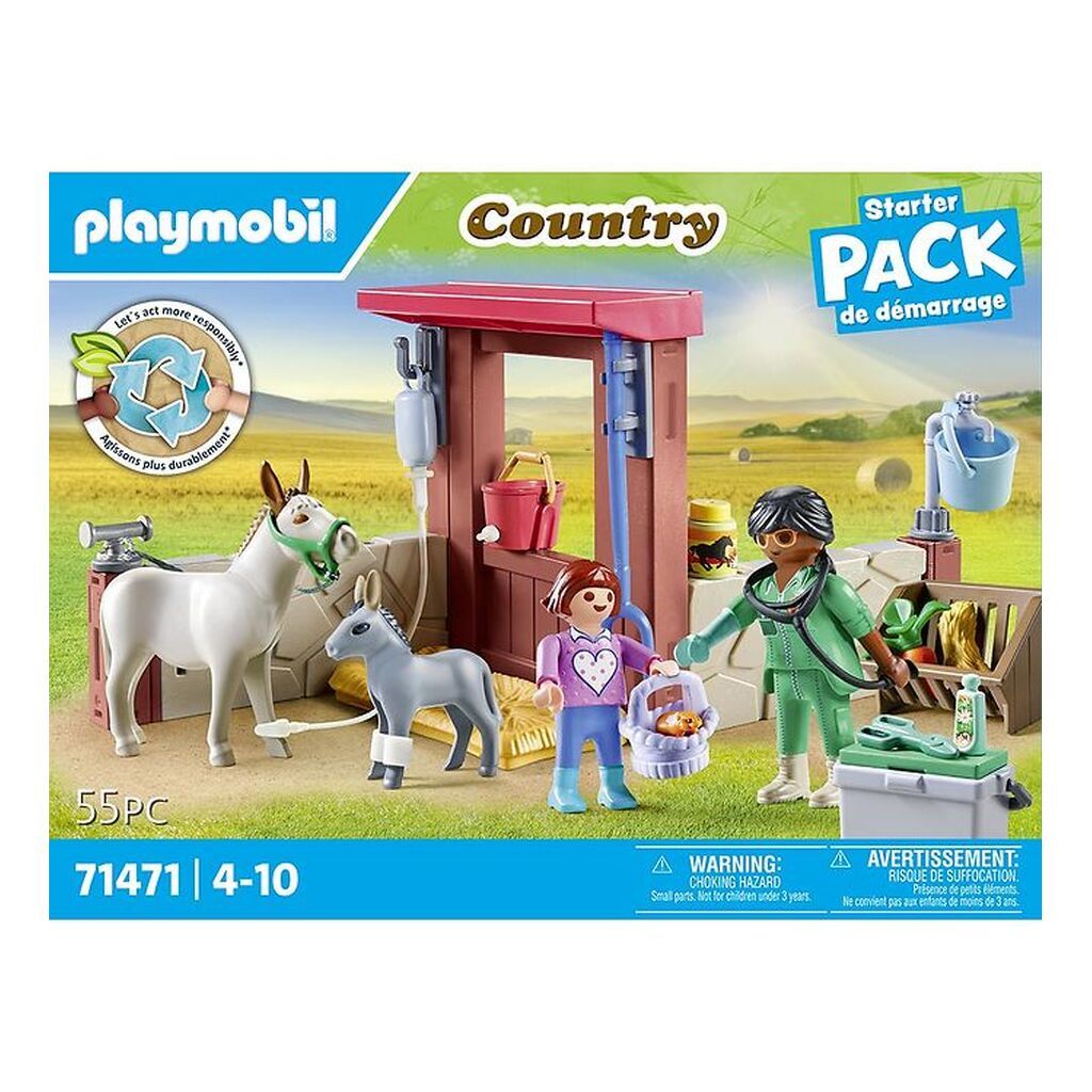 Playmobil Country - Veterinærmission med Æs... - 71471 - 55 Dele