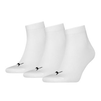 Puma Ankelstrømper - 3-pak - Quarter Plain - Hvid