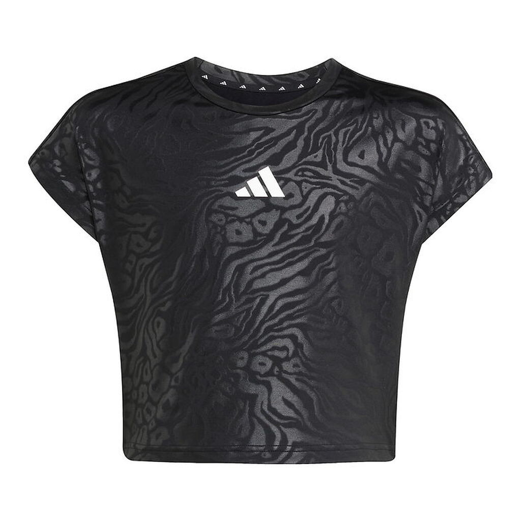 adidas Performance T-shirt - Cropped - Sort/Hvid