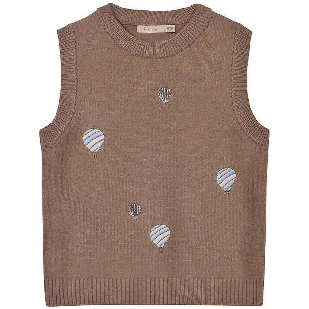 Fliink Vest - Strik - Alon Balloon - Pine Bark