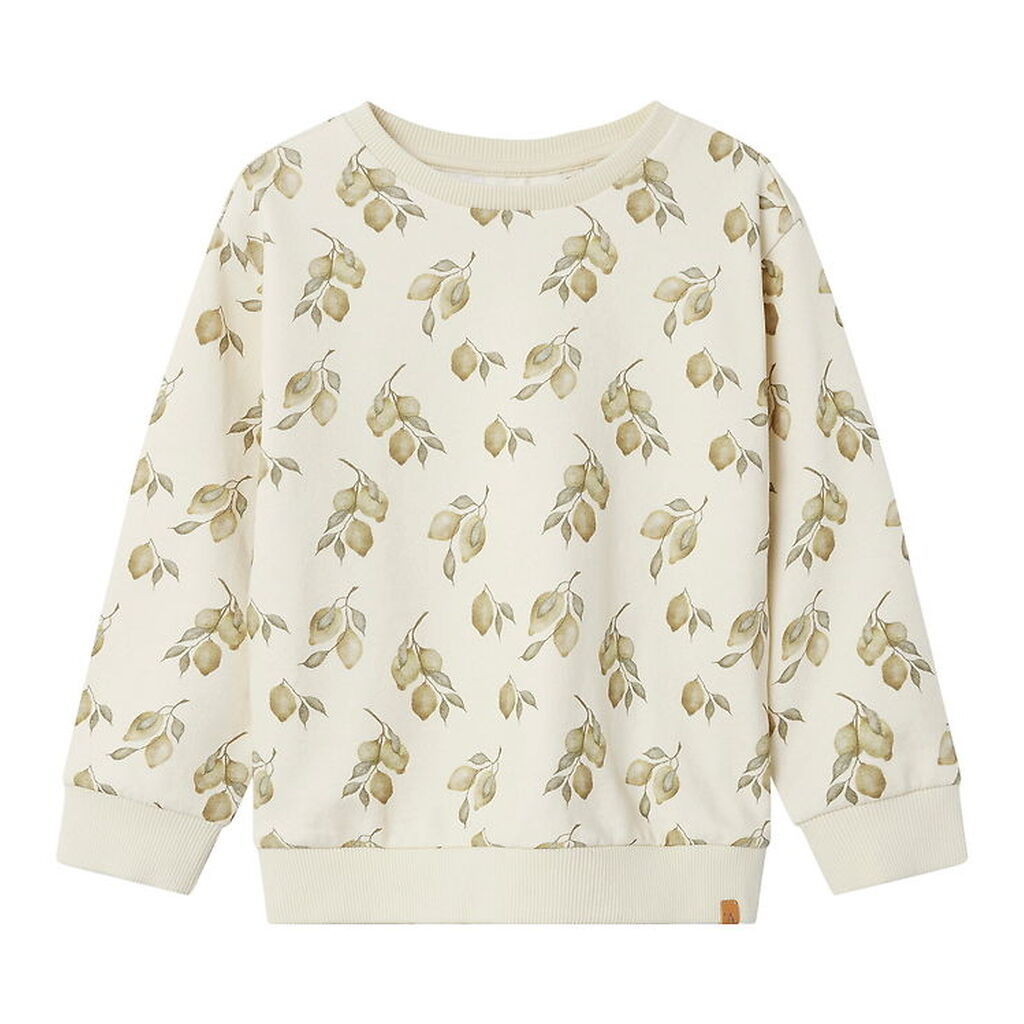 Lil' Atelier Sweatshirt - NmnJobo - Turtledove/Lemons