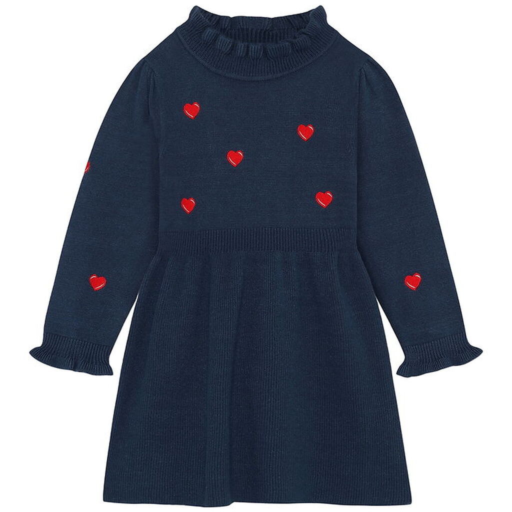 Fliink Kjole - Strik - Viskoseblanding - Benna - Insignia Blue