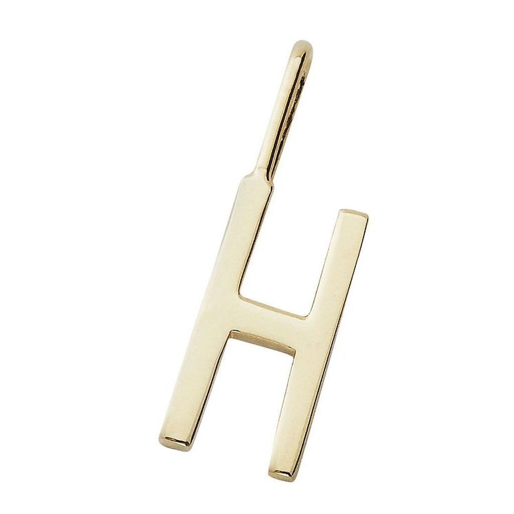 Design Letters Vedhæng Til Halskæde - H - Sølv