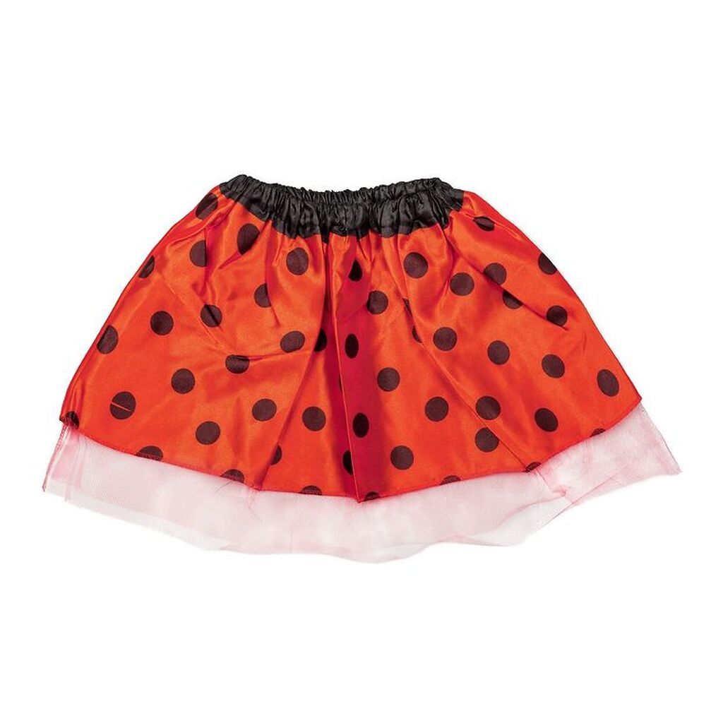 Molly & Rose Udklædning - Satinskørt - Mariehøne