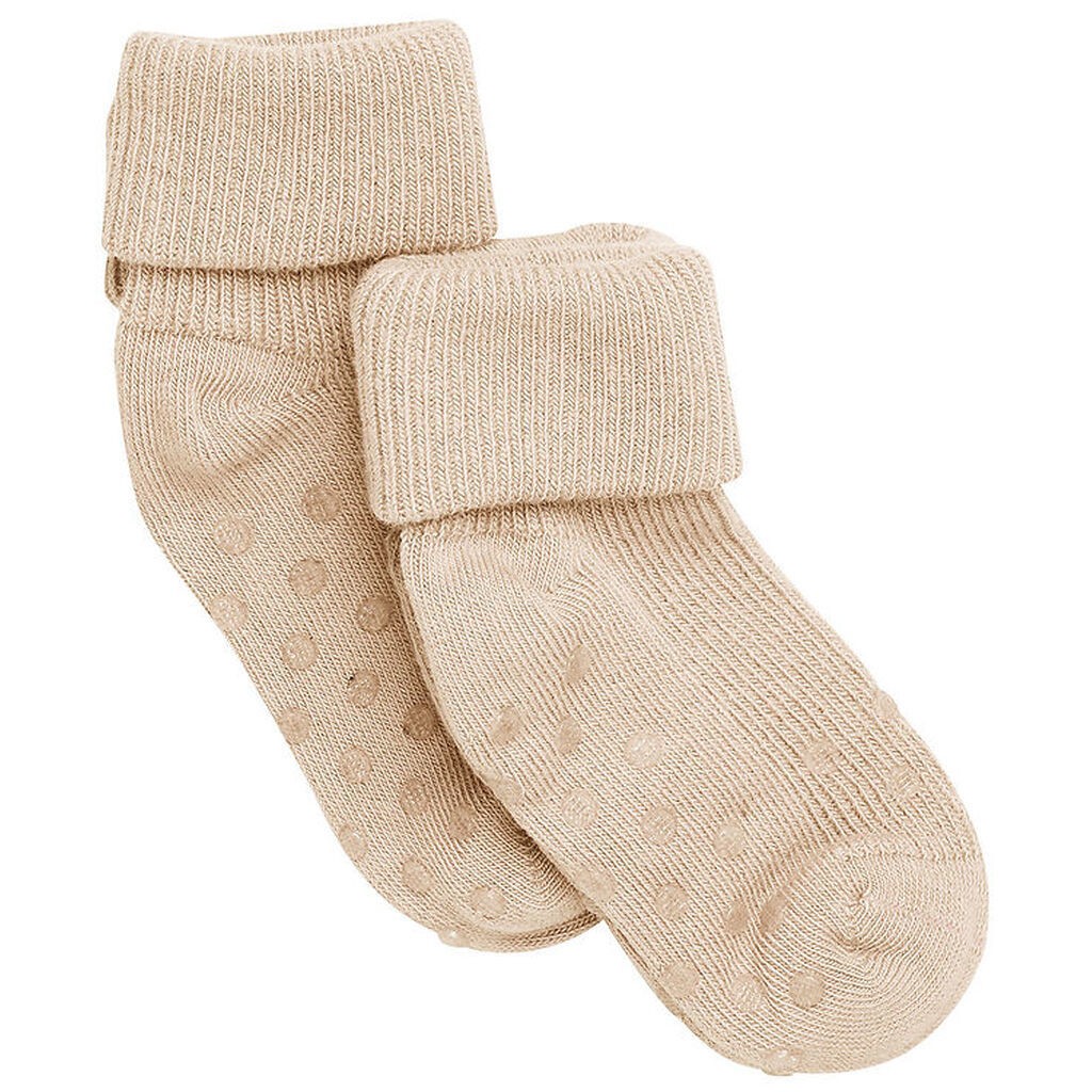 Minymo Strømper - 2-pak - Antiskrid - Offwhite