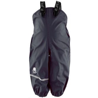 CeLaVi Regnbukser m. Seler - PU - Marineblå