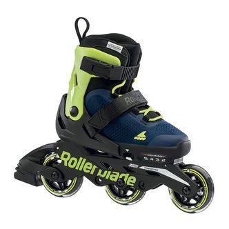 Rollerblade Rulleskøjter - Microblade 3WD - Blue/Lime - In