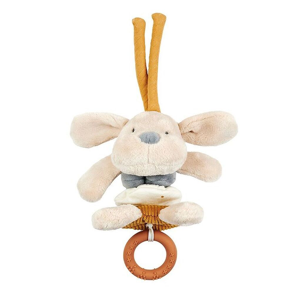 Nattou Aktivitetslegetøj - Vibrating Dog Charlie - 20 cm - Beige