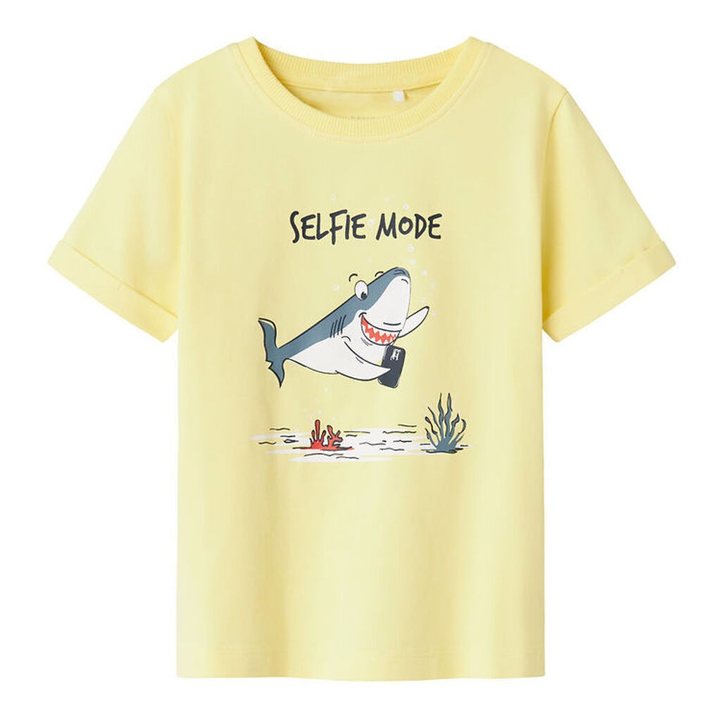 Name It T-shirt - NmmVux - Lemon Meringue/Selfie