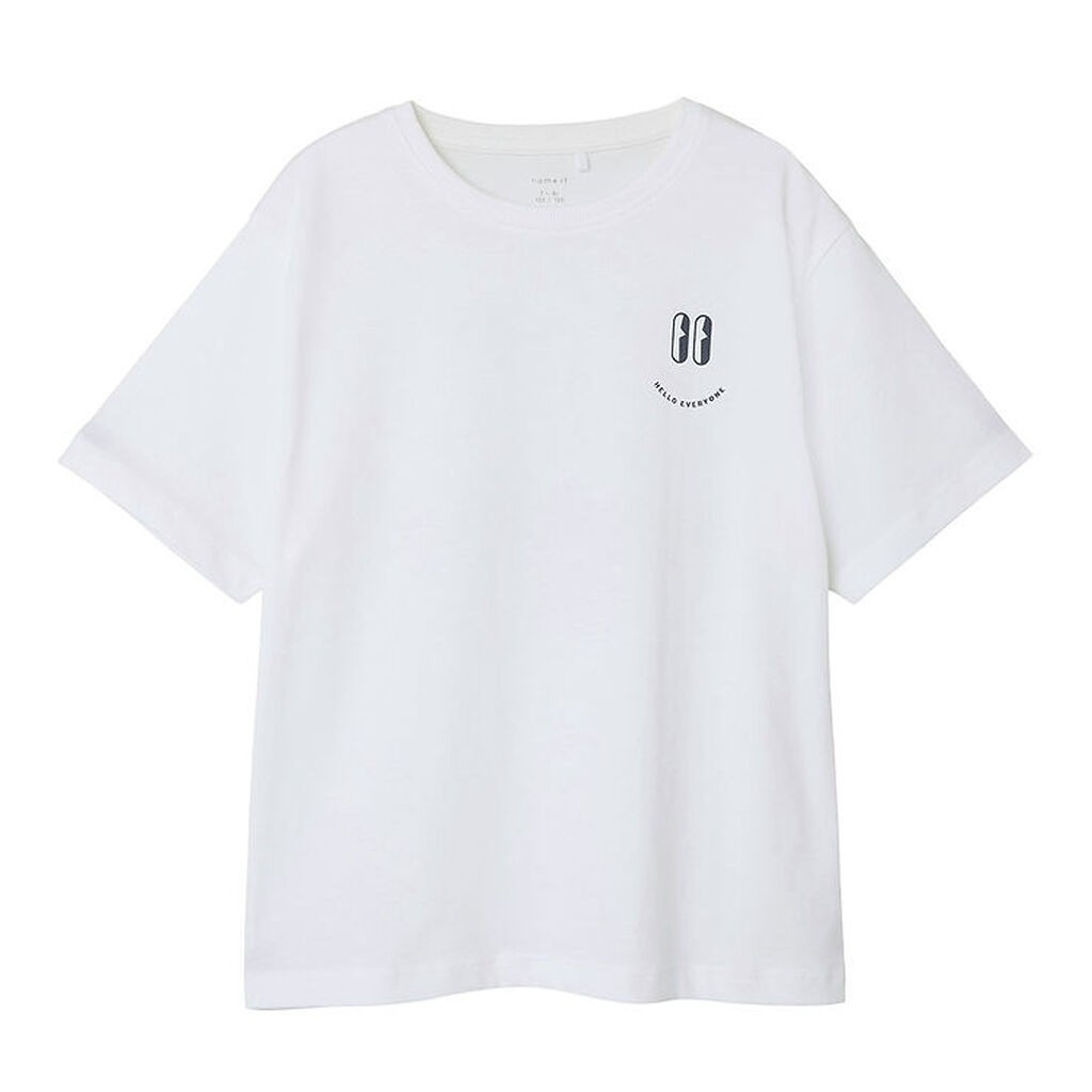 Name It T-Shirt - NkmOvan - Bright White m. Print