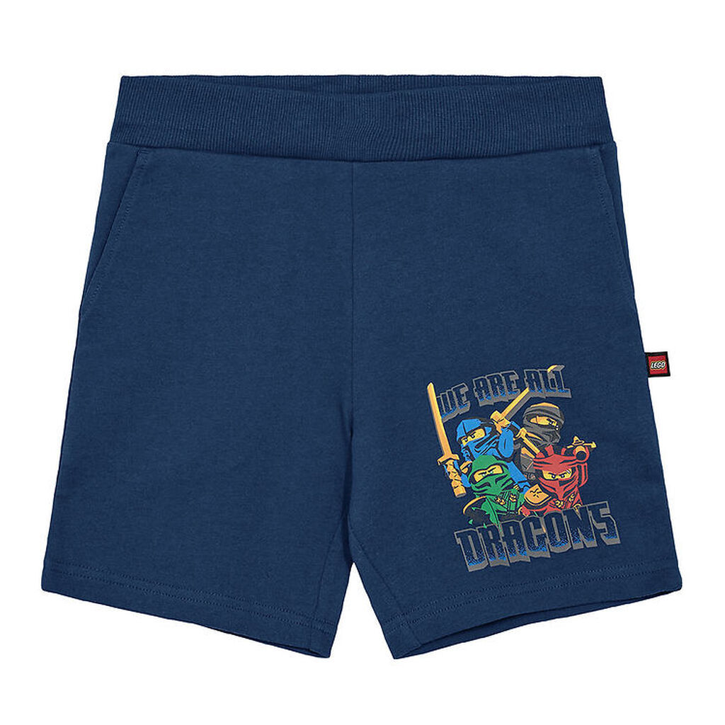 LEGOÂ® Ninjago Shorts - LwPasi 303 - Mørkeblå m. Print