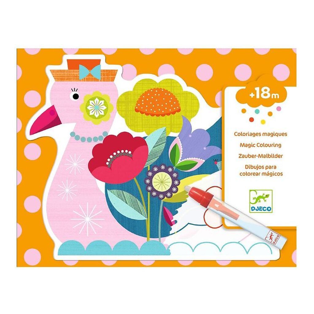 Djeco Magisk Farvelægning - Animalolen