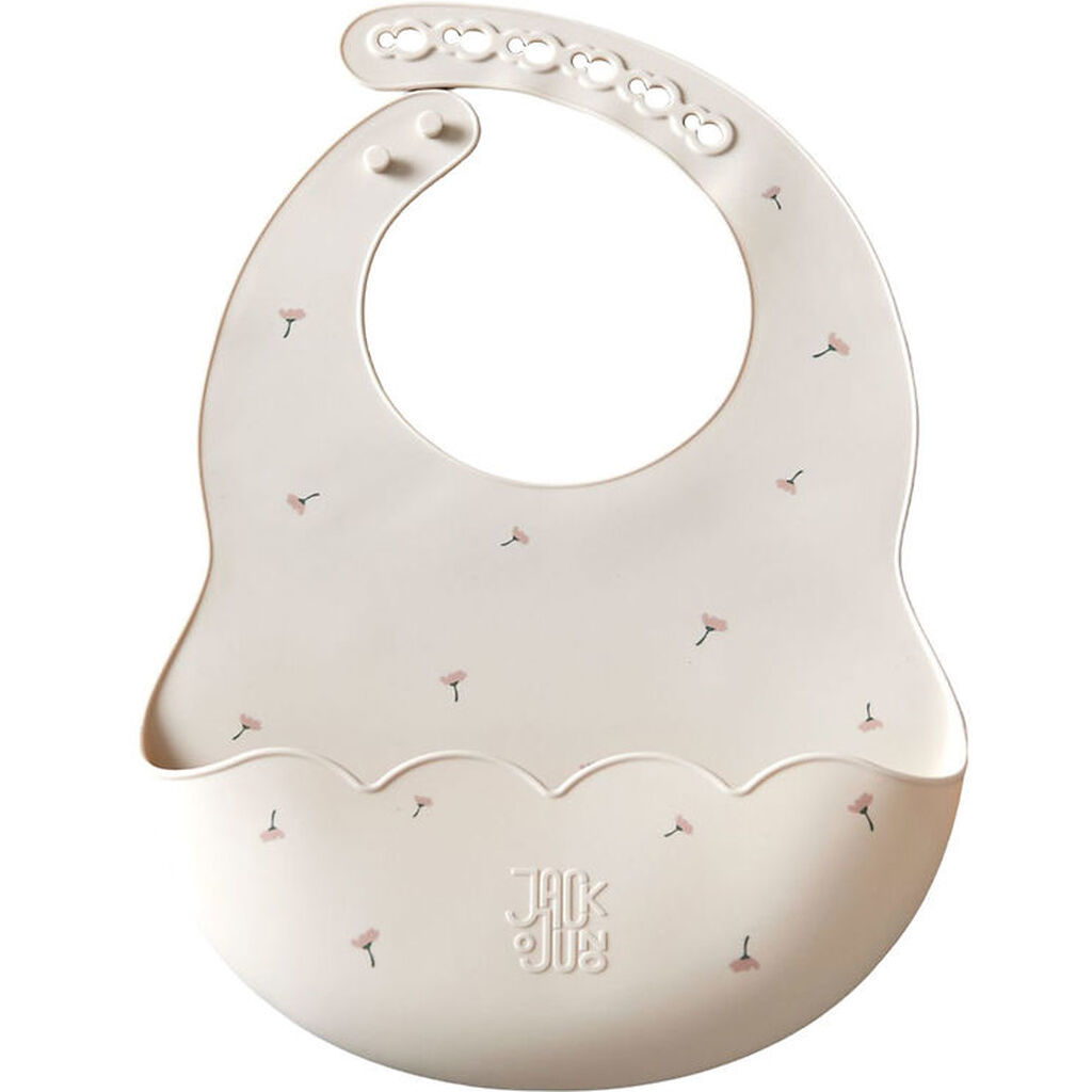 Jack o Juno Hagesmæk - Silikone - Poppy in Bloom - Cream m. Prin