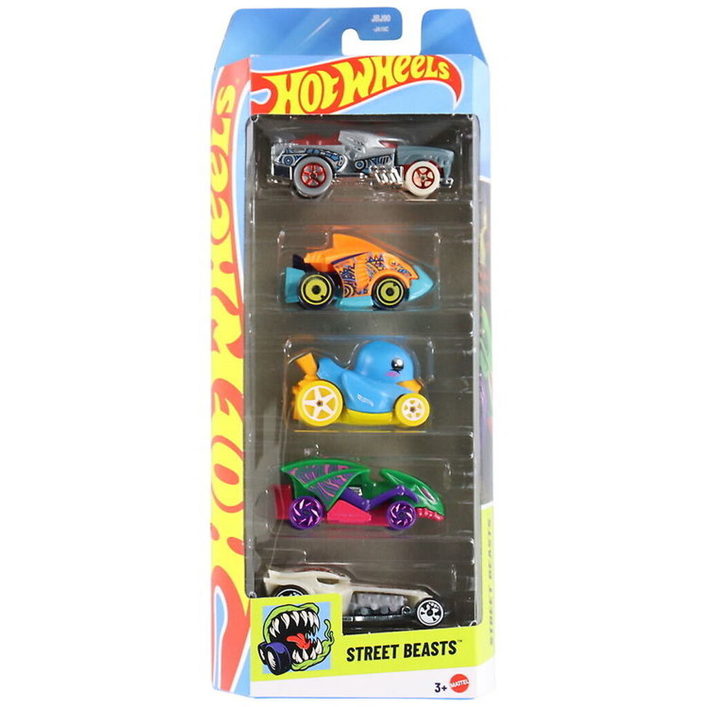 Hot Wheels Biler - 5-pak - Street Beasts