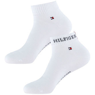 Tommy Hilfiger Strømper - 2-pak - Quarter - Hvid