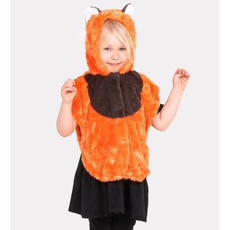 Den Goda Fen Udklædning - Mini Cape Red Panda - Orange