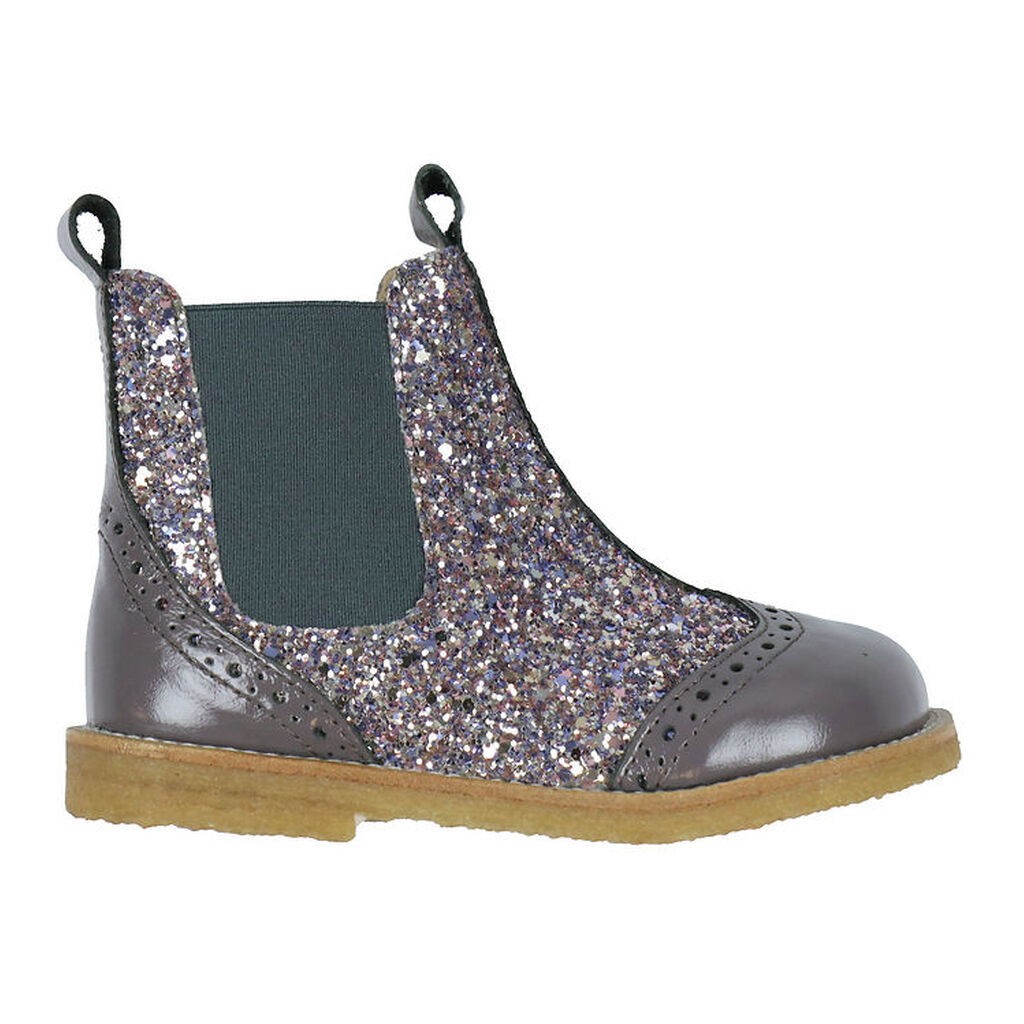 Angulus Støvler - Chelsea - Lavender/Pastel m. Glitter