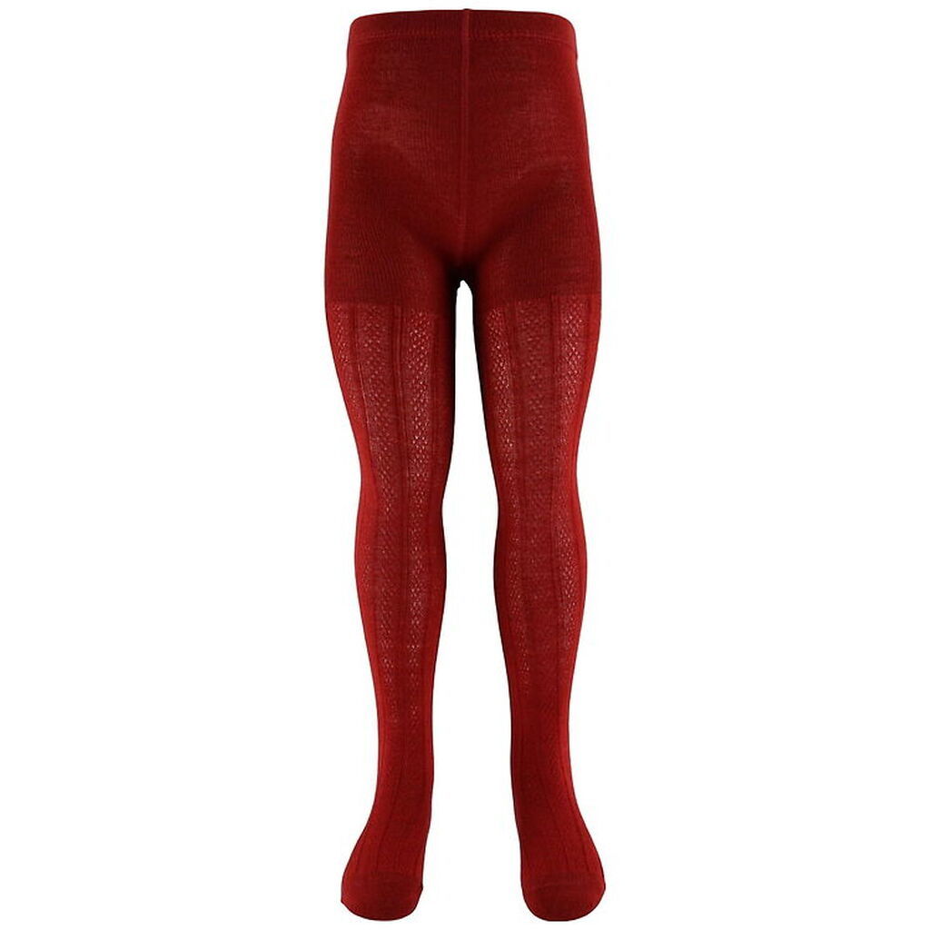Wheat Strømpebukser - Uld - Karla - Cherry Red