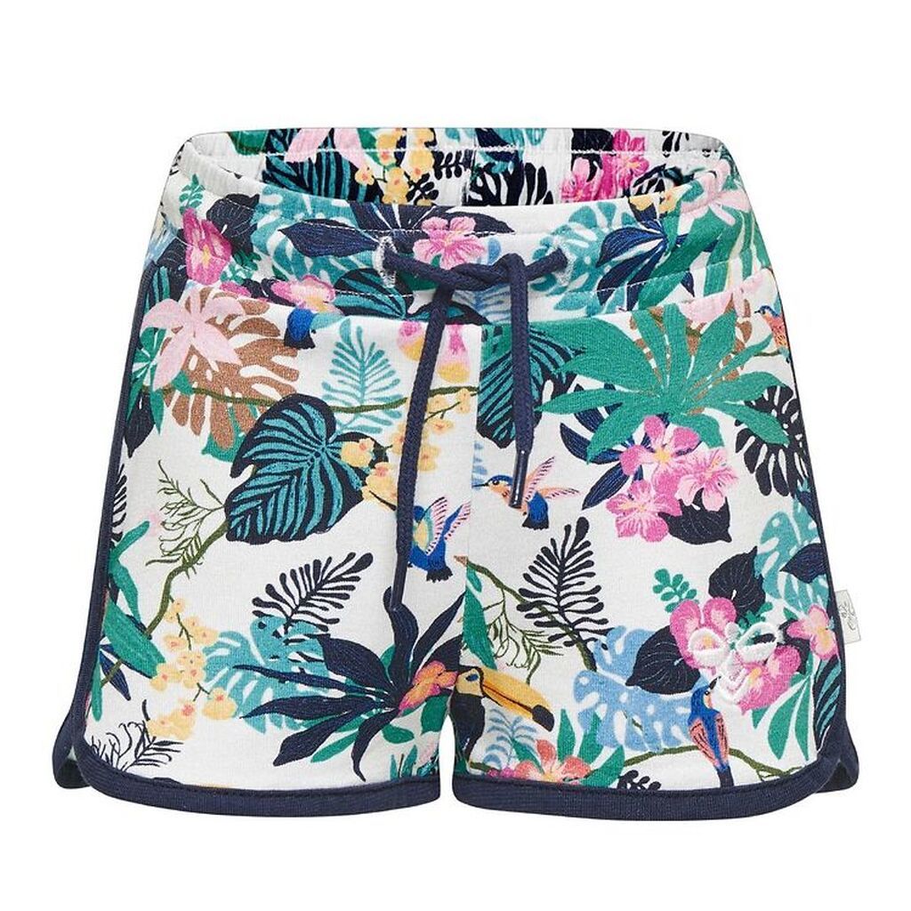 Hummel Shorts - HMLKaia - Lysegrøn m. Blomster