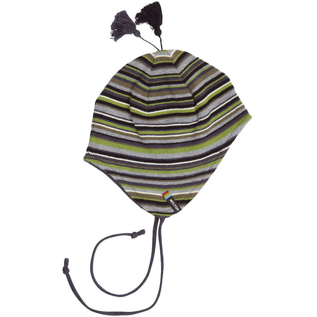 Melton Strikhue - Grøn Stribet