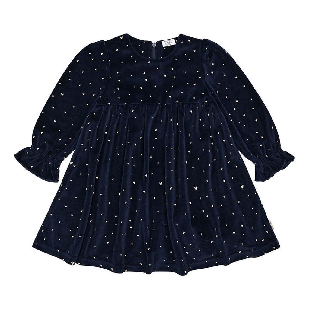 Hust and Claire Kjole - Velour - HCDonna - More Navy m. Guld