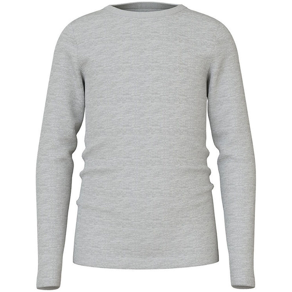 Name It Bluse - Rib - Noos - NkfNakal - Grey Melange